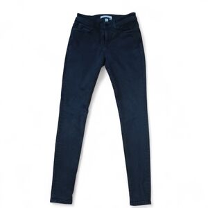 American Apparel Women’s Black Skinny-Fit Mid-Rise Jeans, size 27 Y2K‎ Fall Goth
